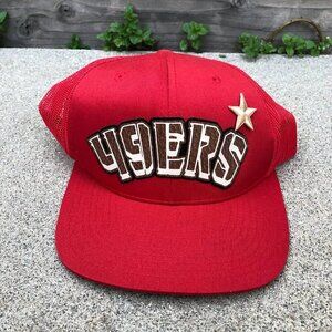KAMEL 301 Trucker Hat San Francisco 49ers Men's Snapback Red Adjustable Cap​​